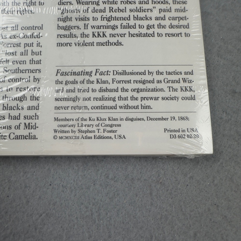Atlas Editions Civil War History Cards Sealed Constitution Kansas Harpers Ferry - Picture 6 of 14